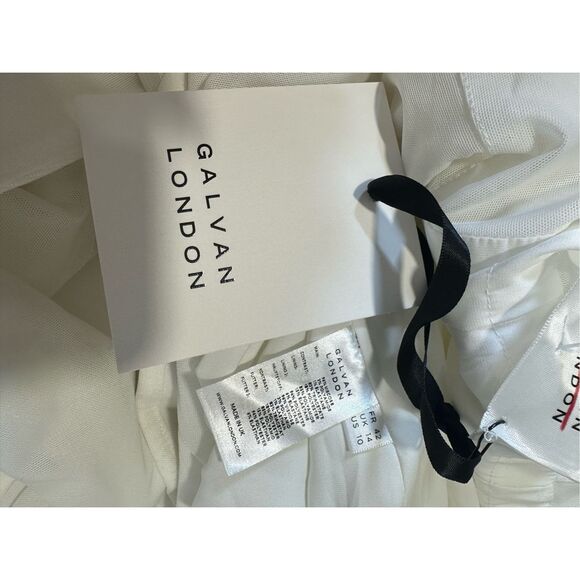 GALVAN Barcelona Sleeveless Flared Jumpsuit Size US10 $1895 - Picture 9 of 9